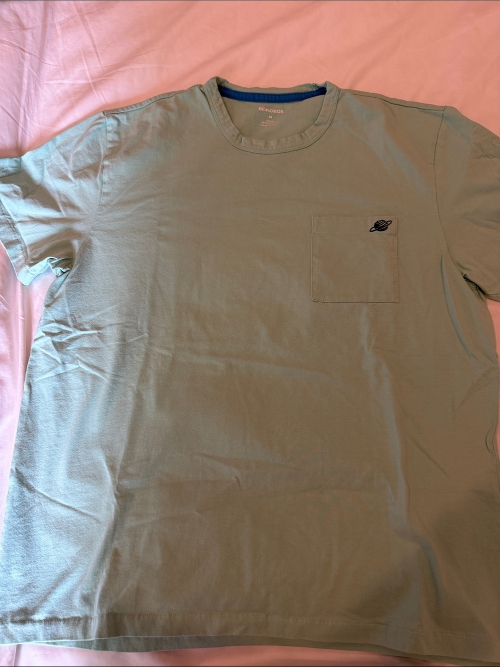 Bonobos Aqua Short Sleeve Pocket Tee